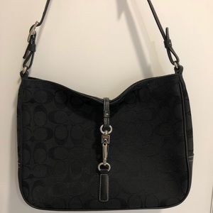 Coach mini black bag